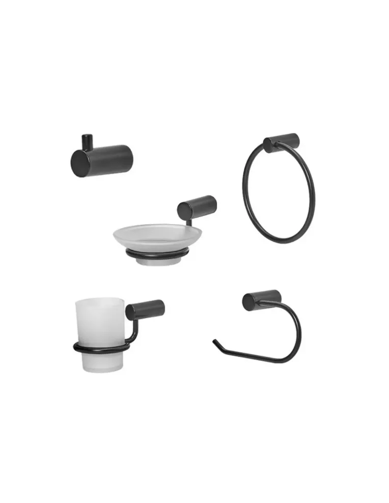 [101927] Set 5 Piezas Peirano Linea 10000 Black 10005BL