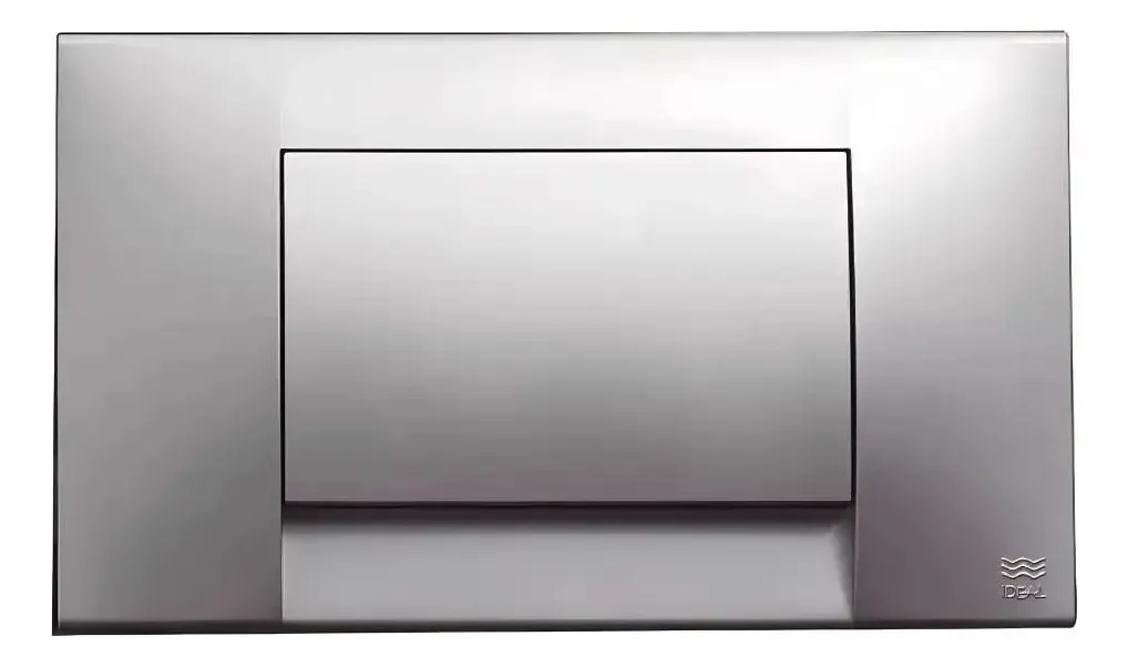 TAPA Y TECLA IDEAL P/DEP.EMB.UNIVERSAL 84020 GRIS METALIZ.