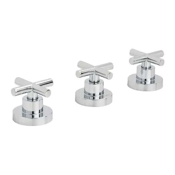 [4172] BIDET MOZART BOSTON CROMADO 3 LLAVES 8973