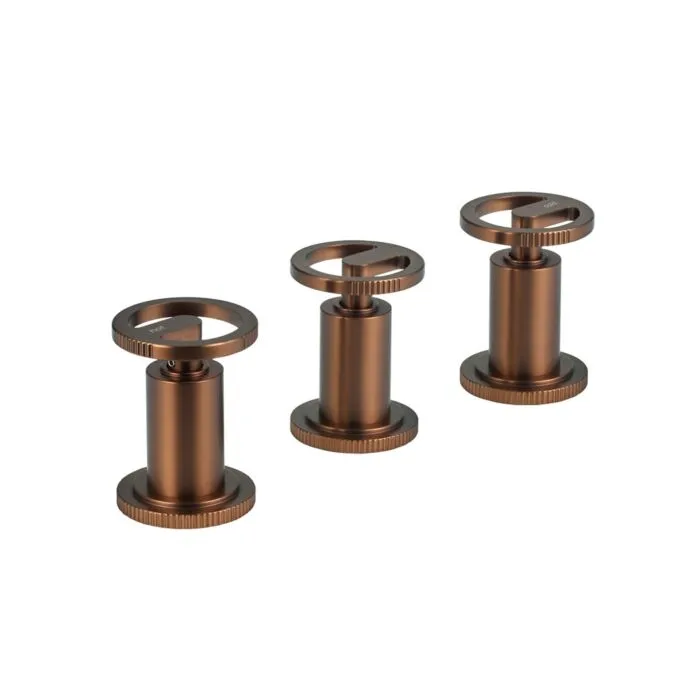 [100995] Juego Bidet Peirano Pulse Dark Gold Cierre Ceramico 70-175DG