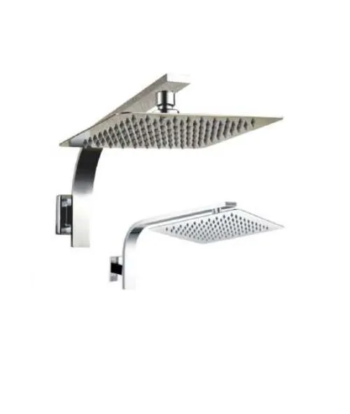 [4231] DUCHA 8" MOZART Y BRAZO RECT 42CM CURVO ALTO 8133