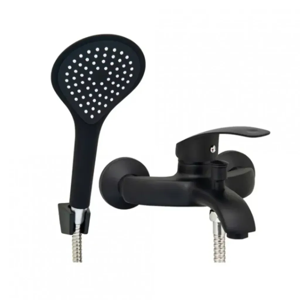 [4214] MONOC.DUCHA MOZART VITRA NEGRA CON TRANSFER. 7421