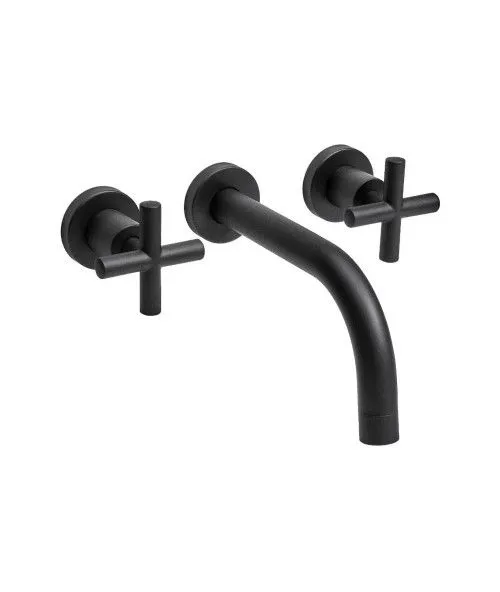 [100778] Juego Lavatorio Pared Peirano Cierre Cerámico Black Velvet 62-190