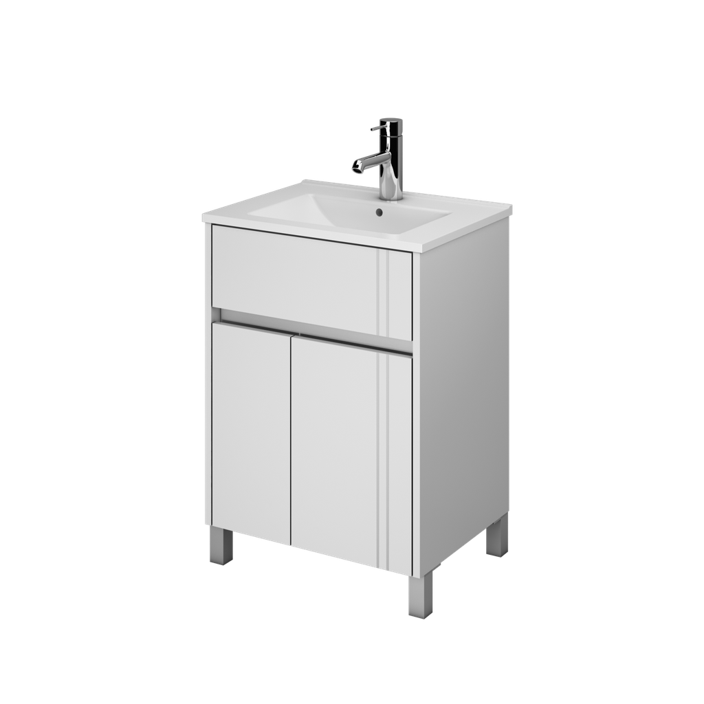 VANITORY SCHNEIDER NATURE 80 CM. BLANCO BRILLANTE