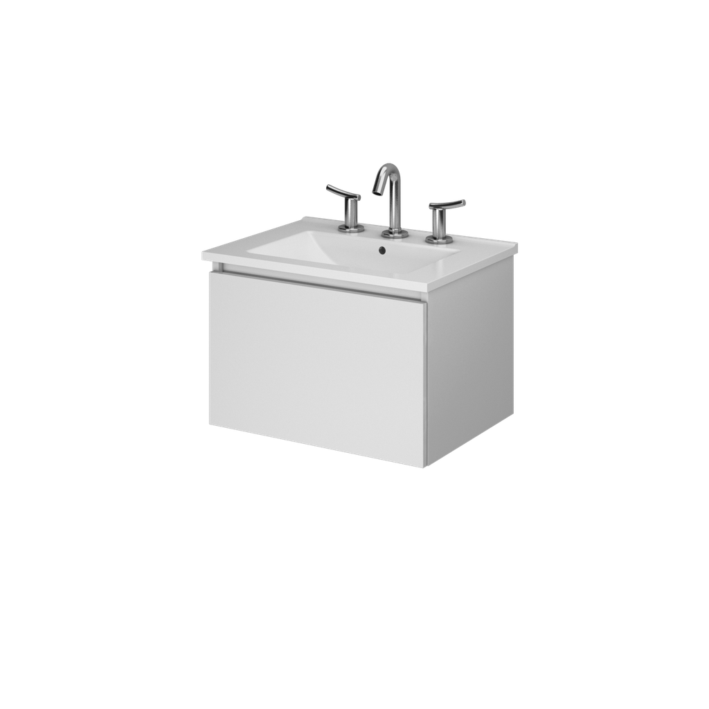 VANITORY COLGANTE SCHNEIDER CITY PVC 60 CM. BLANCO