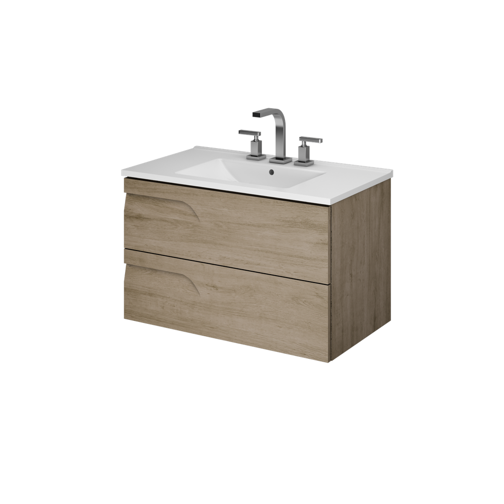 VANITORY COLGANTE SCHNEIDER RIVO 80 CM. CALIFORNIA VC80RC