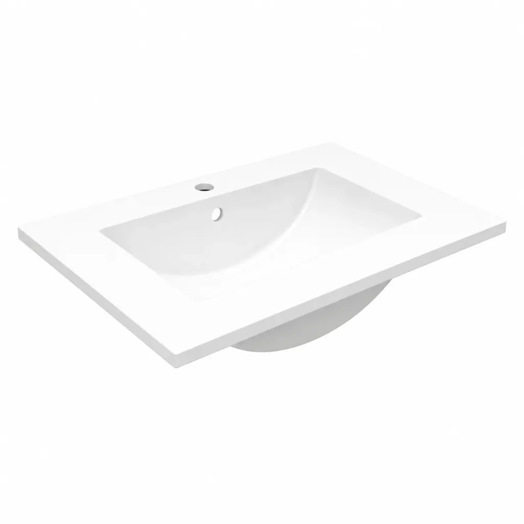 MESADA SCHNEIDER LOZA 80 CM. 1 AGUJERO ML80A1
