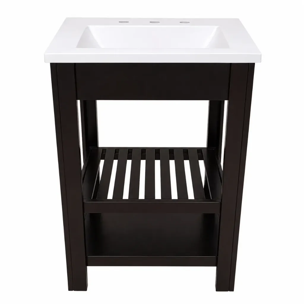 VANITORY DEL VAL MOD.6040 C/ESTANTE DECK 40 X 40 WENGUE