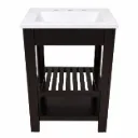 VANITORY DEL VAL MOD.6040 C/ESTANTE DECK 40 X 40 WENGUE