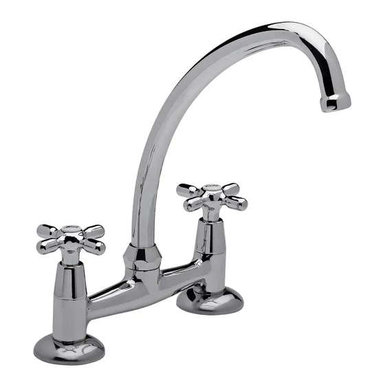 [101495] Juego para mesada de cocina Fv Newport Plus 0413/B2P-CR