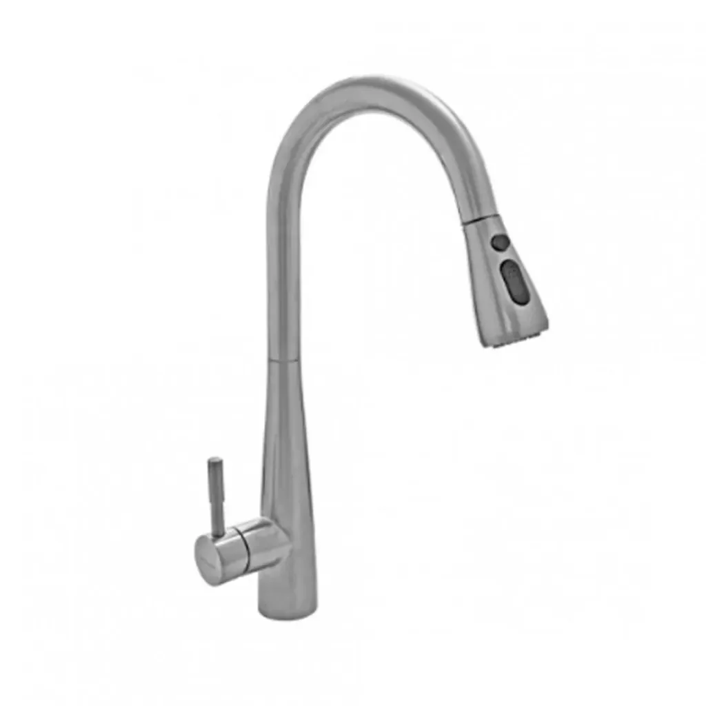 [4164] MONOCOM.COCINA MOZART RIO ACERO ROCIADOR EXTRAIBLE 7177