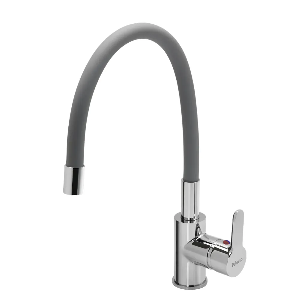 [108003] Juego Cocina Monocomando Mesada Peirano Colors Gris 20-171