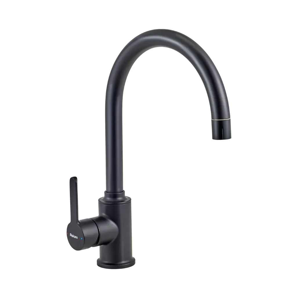 [103106] Juego Cocina Mesada Monocomando Peirano Move Black 20-146N