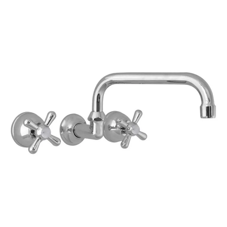 Juego Cocina Pared Peirano Ares Cruz Blanco Cromo 944