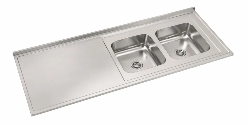 MESADA AC.INOX.P/ DOBLE C/R JOHNSON  160 X 062 DER AC304