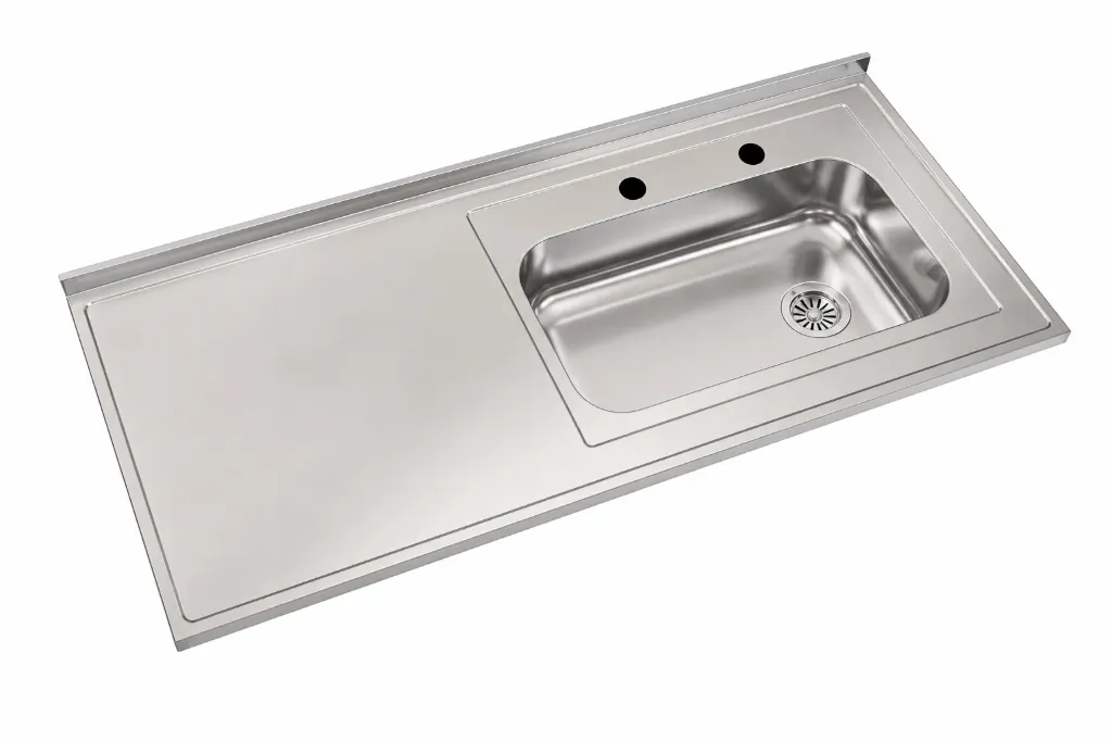 MESADA AC.INOX.P/ SIMPLE C/R JOHNSON  120 X 062 DER AC304