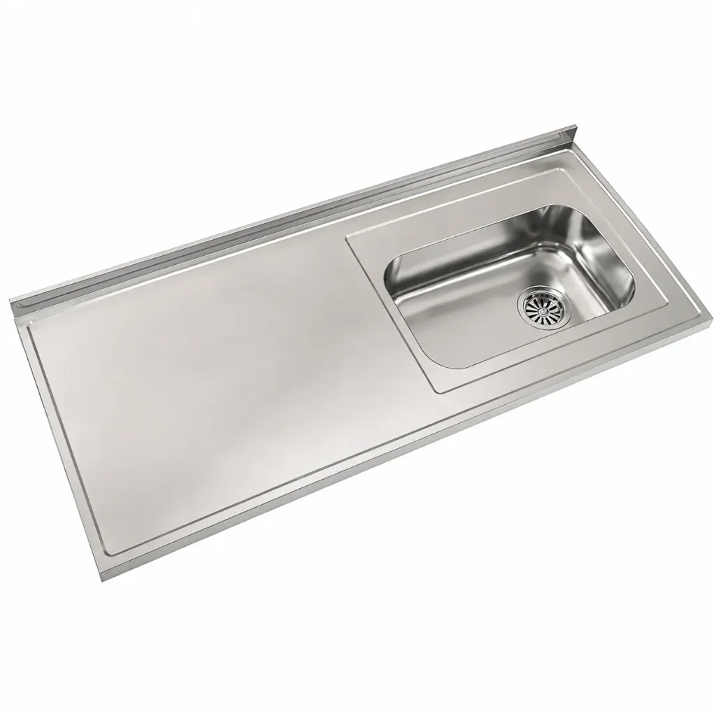 MESADA AC.INOX.P/ SIMPLE C/R JOHNSON  160 X 062 DER AC304