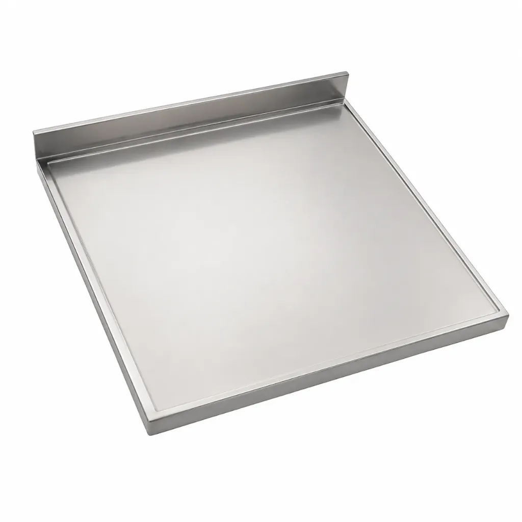 MESADA LISA AC. INOX. C/RESP. JOHNSON  40 X 61 ACERO 304