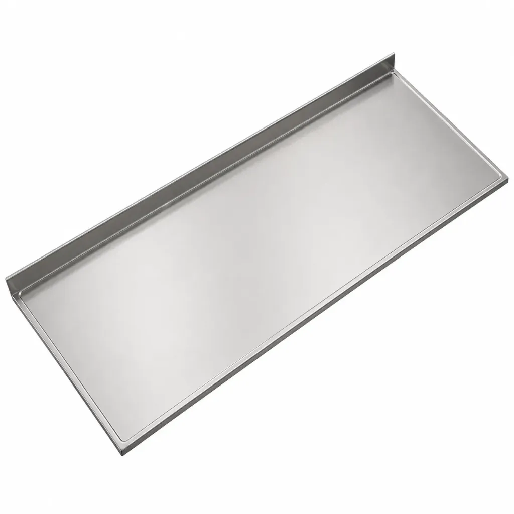MESADA LISA AC. INOX. C/RESP. JOHNSON  60 X 61 ACERO 304
