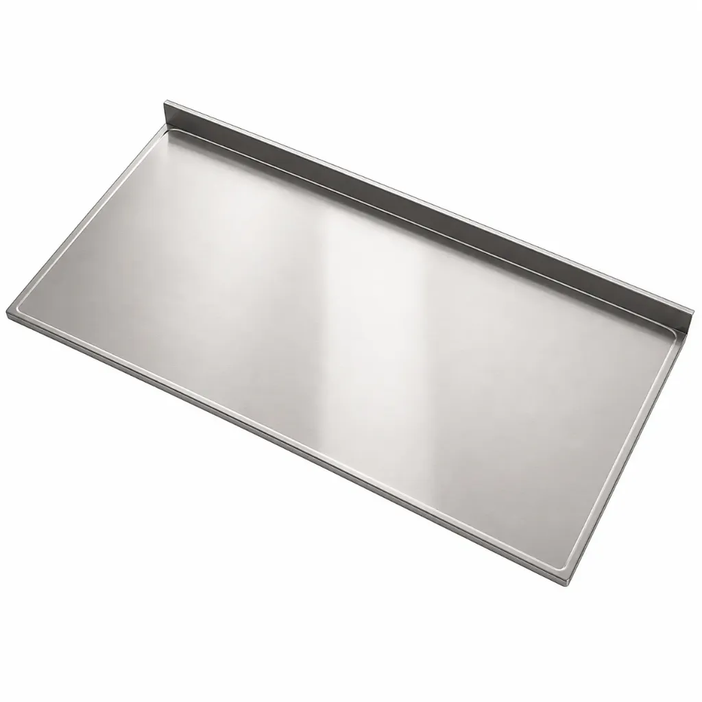 MESADA LISA AC. INOX. C/RESP. JOHNSON  100 X 61 ACERO 304