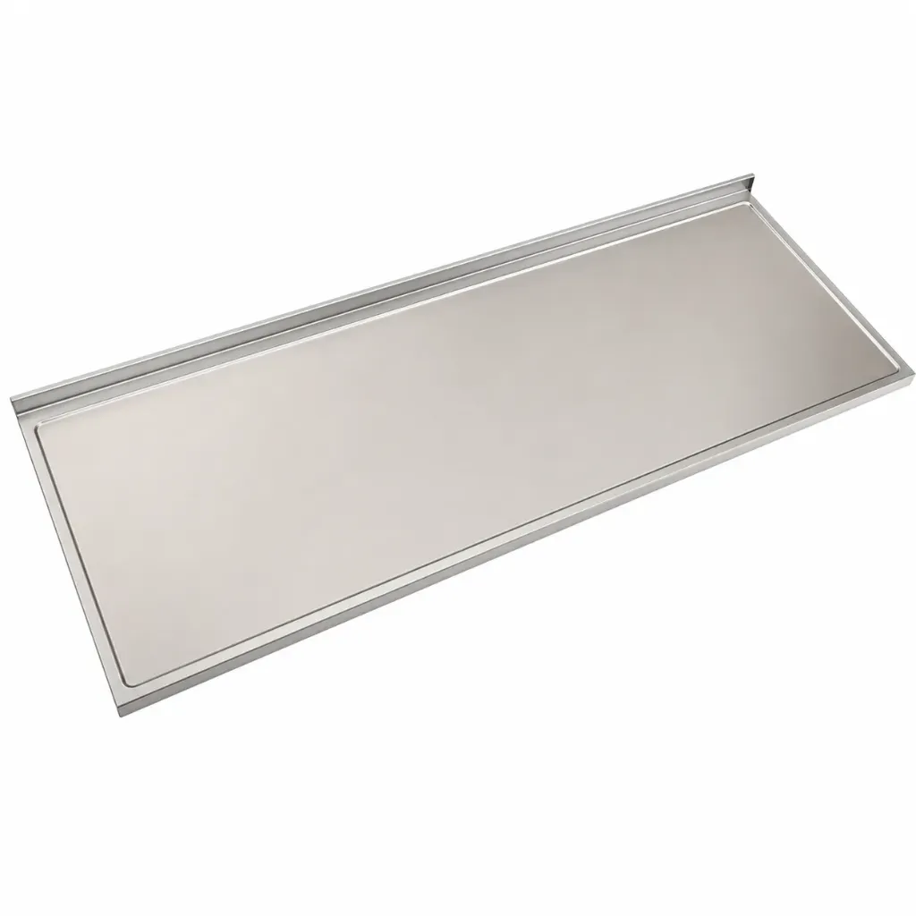 MESADA LISA AC. INOX. C/RESP. JOHNSON  200 X 61 ACERO 304