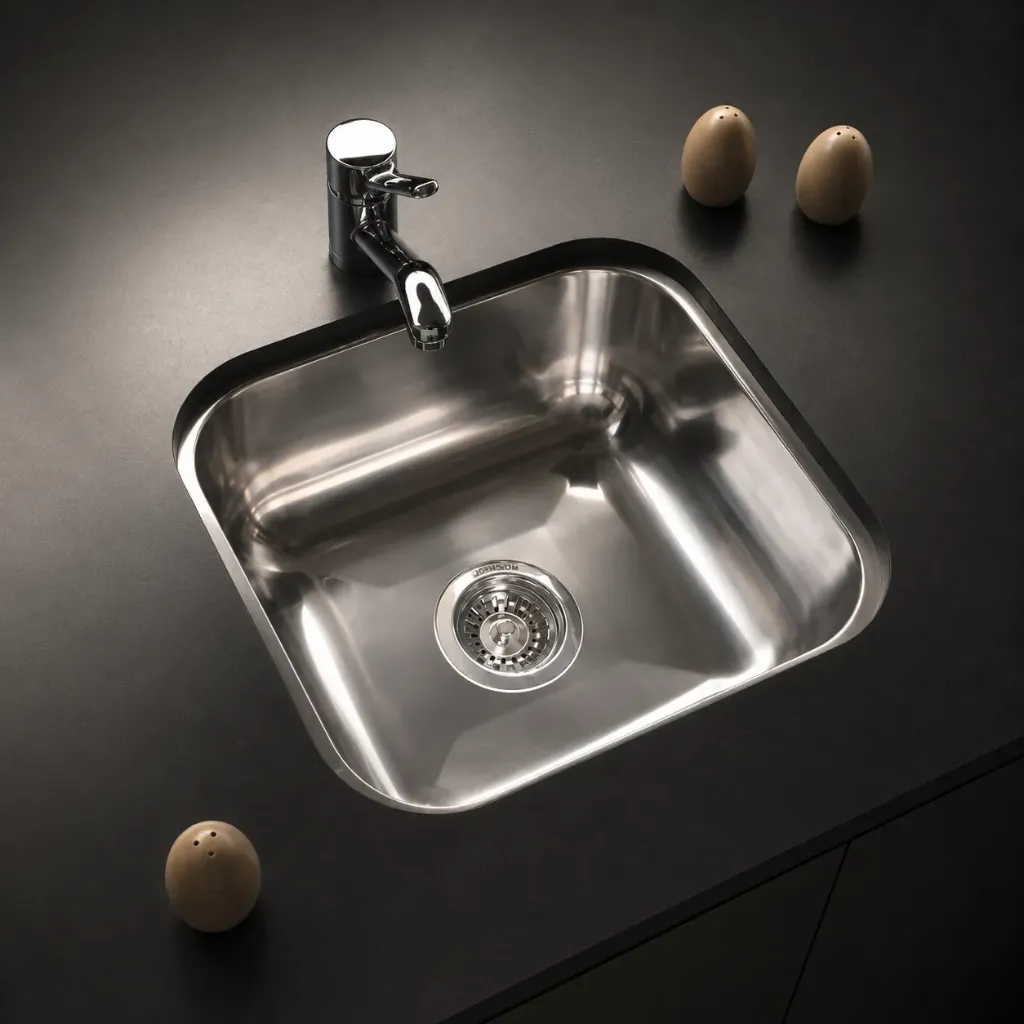 PILETA AC. INOX. JOHNSON E28 34X28,5X15