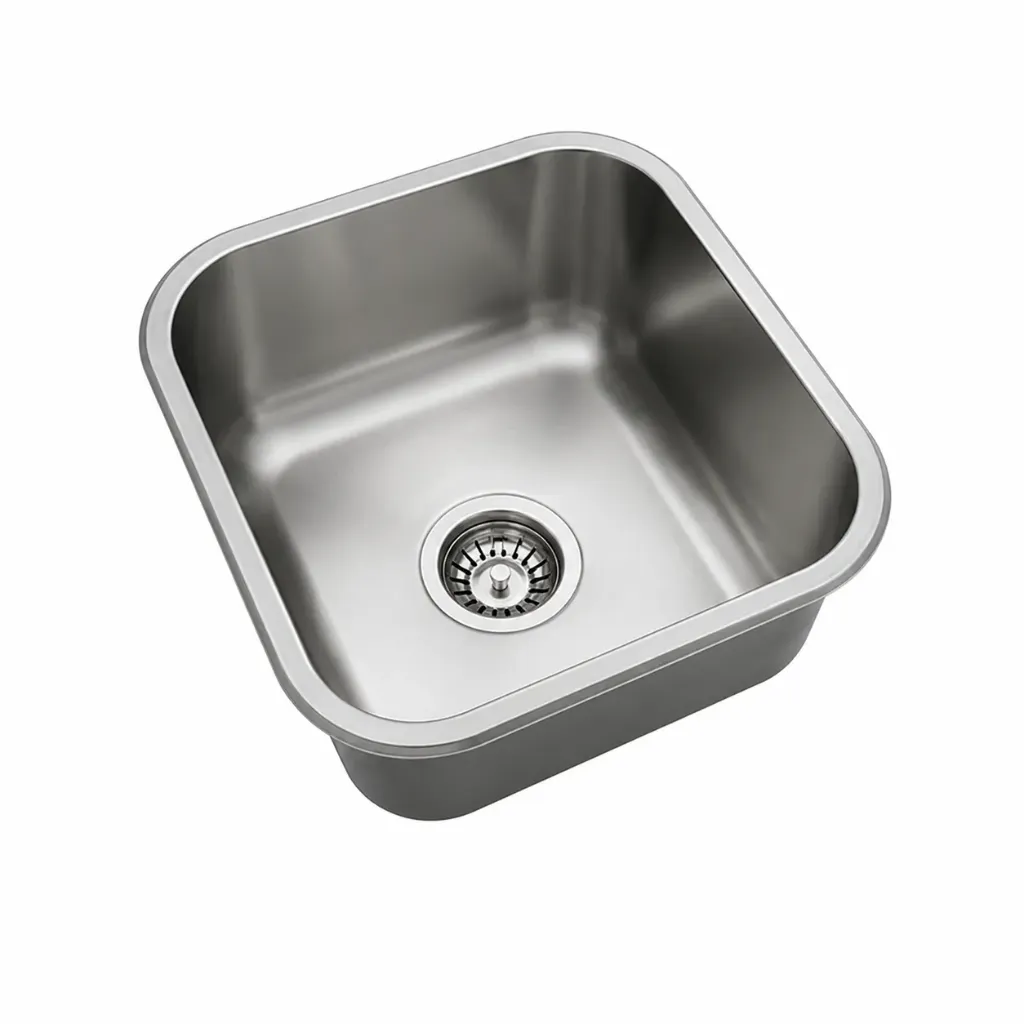 PILETA AC. INOX. JOHNSON E37 37X34X15 SIMPLE