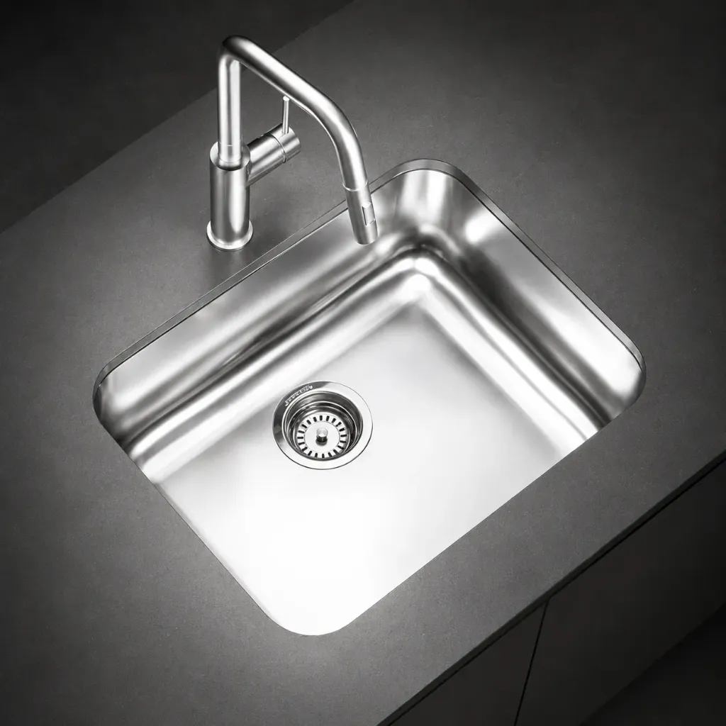 PILETA AC. INOX. JOHNSON E50/18 50X40X18 SIMPLE