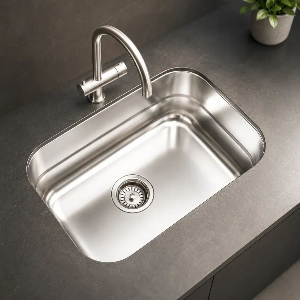 PILETA AC. INOX. JOHNSON E54 54X36X24 SIMPLE