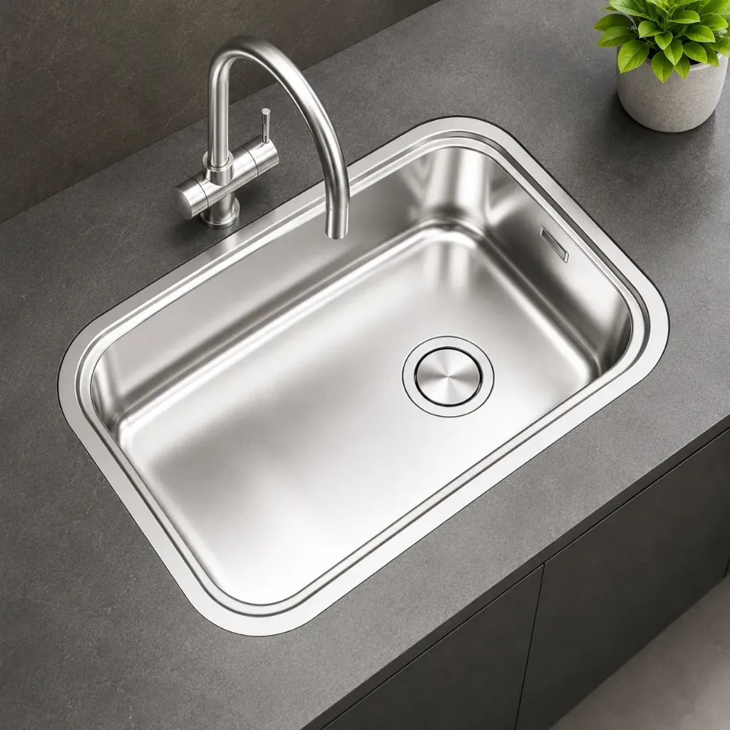 PILETA AC. INOX. JOHNSON E60 A 68,3X44,5X20