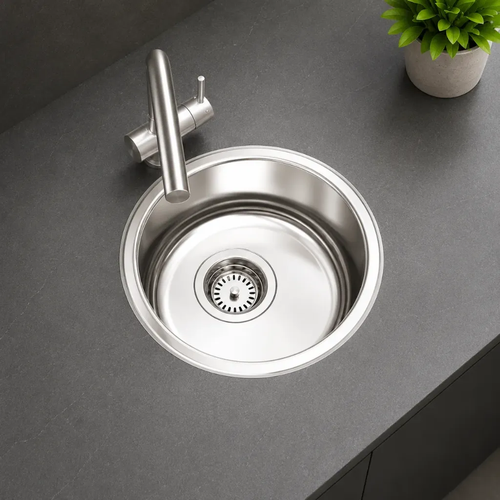 PILETA AC. INOX. JOHNSON ON 30 A 30 X 14