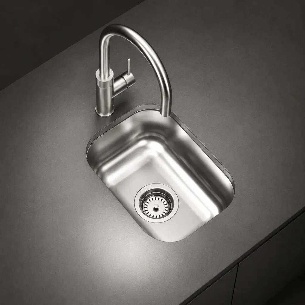 PILETA AC. INOX. JOHNSON T34 34X23,5X14 SIMPLE