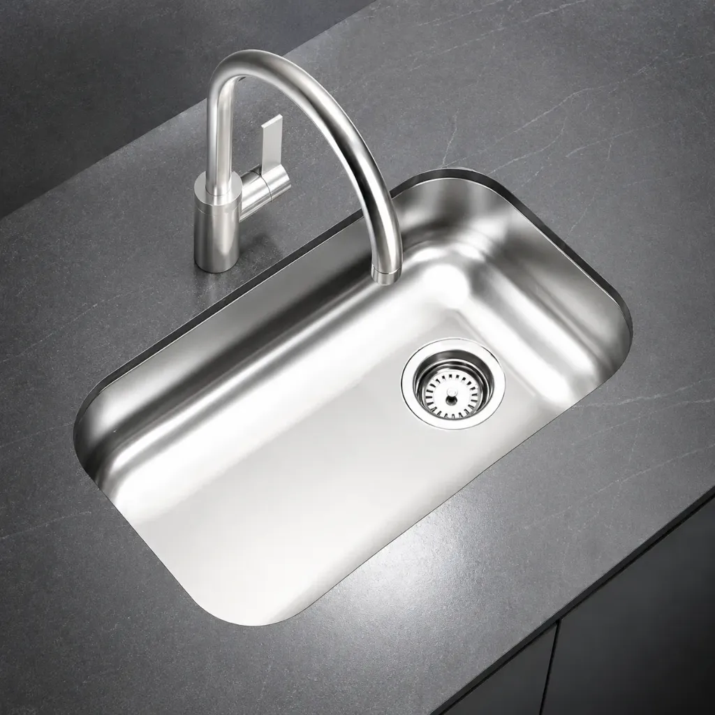 PILETA AC. INOX. JOHNSON Z52/18 52X32X18 SIMPLE