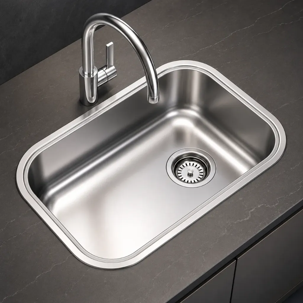PILETA AC. INOX. JOHNSON ZN52/18 A 58X38X18 SIMPLE