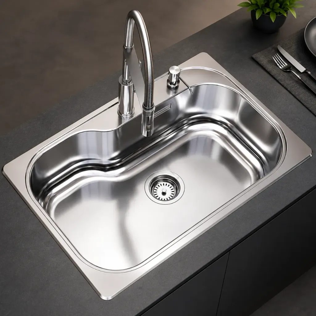 PILETA SIMPLE JOHNSON LUXOR SI71 STD 71X48X21 SAT.ORIF.DOSIF