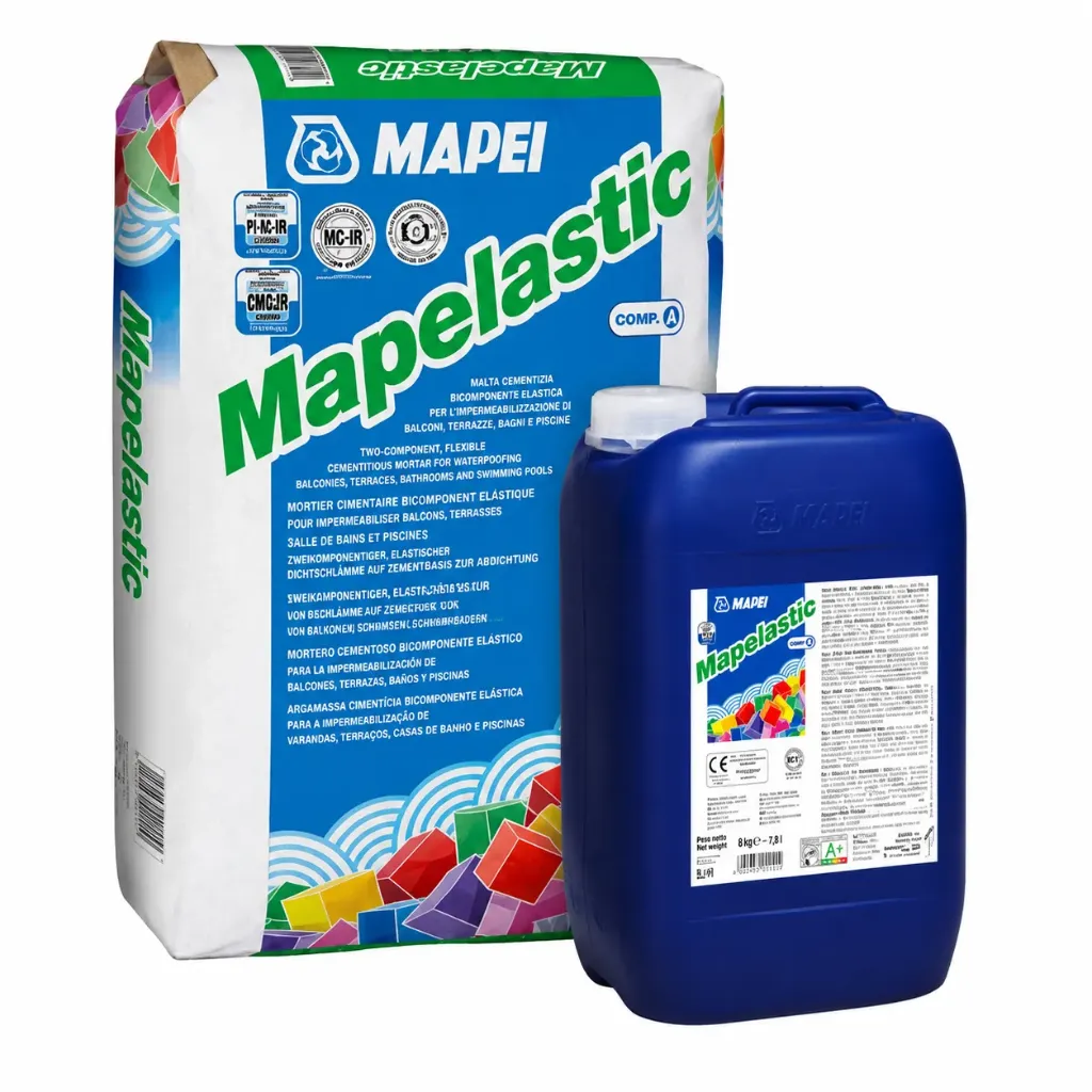 MORTERO MAPEI MAPELASTIC BOLSA 24 KGS Y BIDON 8 KGS