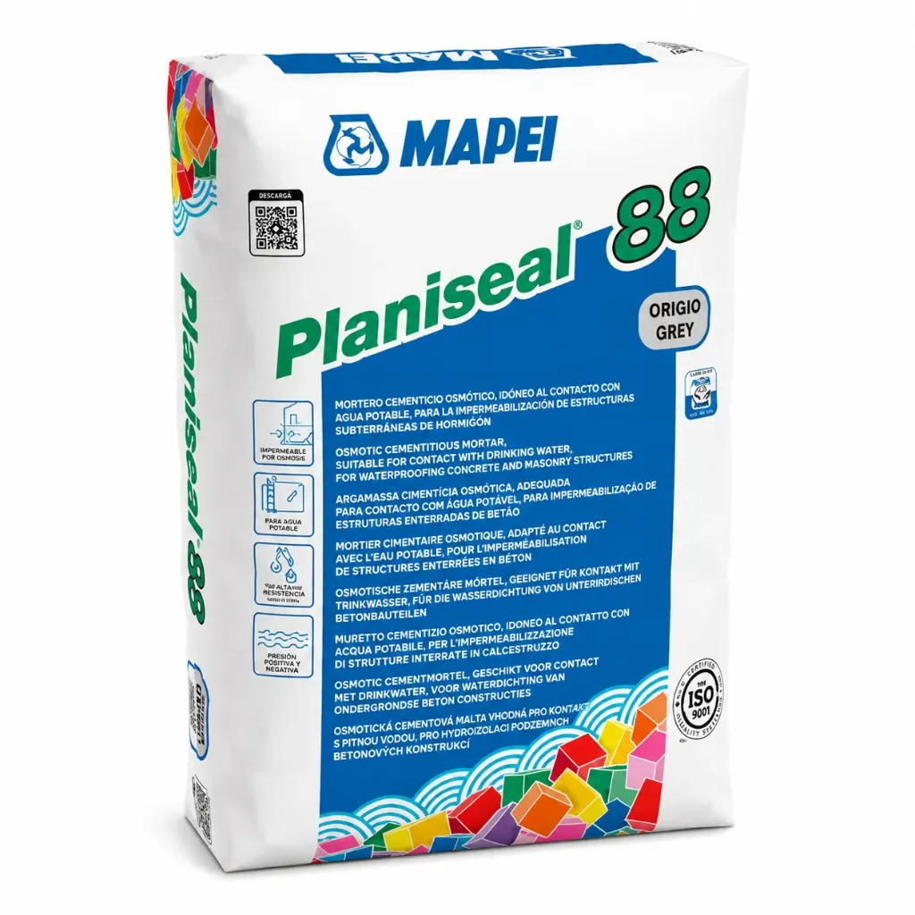MORTERO MAPEI PLANISEAL 88 X 25 KGS. GRIS