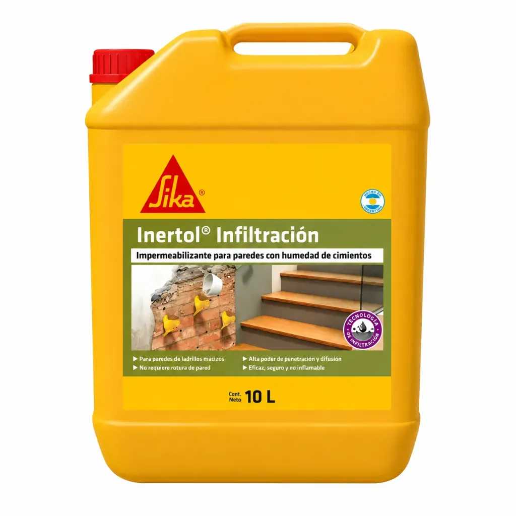 Impermeabilizante Sika Inertol Infiltracion x 10 Lts.