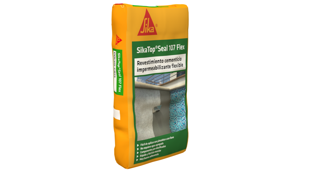 MORTERO SIKA SIKATOP SEAL 107 FLEX X 25 KGS. 435663 10 D