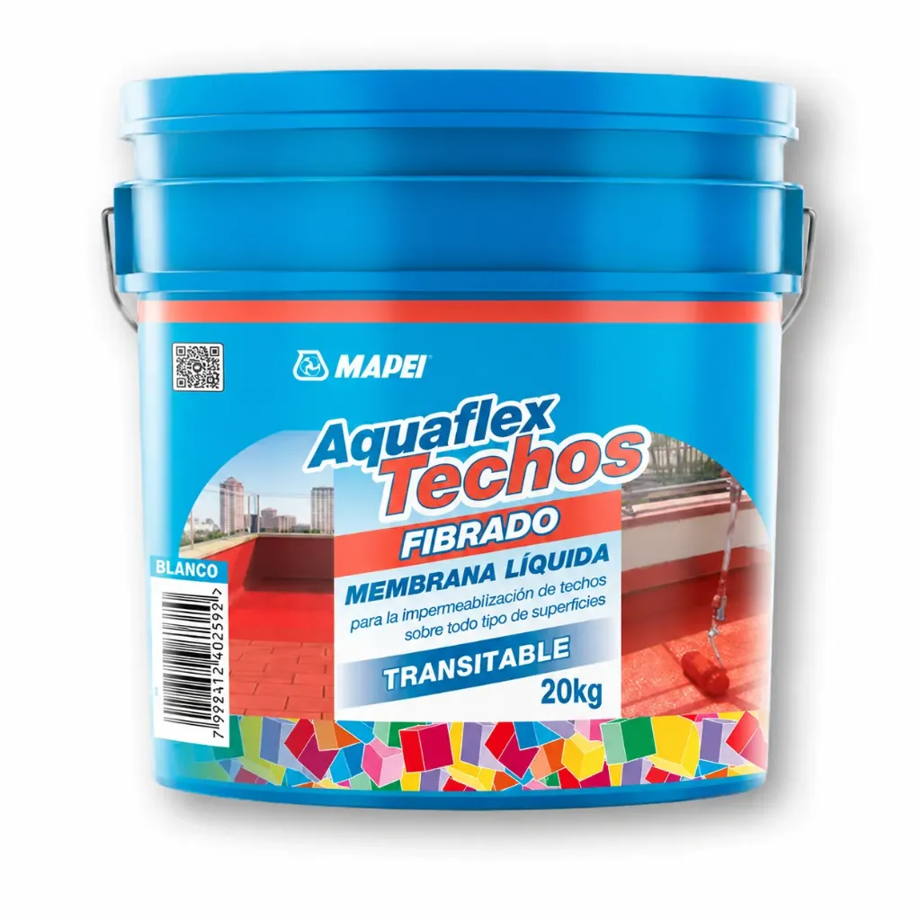 MEMBRANA LIQUIDA MAPEI AQUAFLEX FIBRADO X 20 KGS. BLANCO