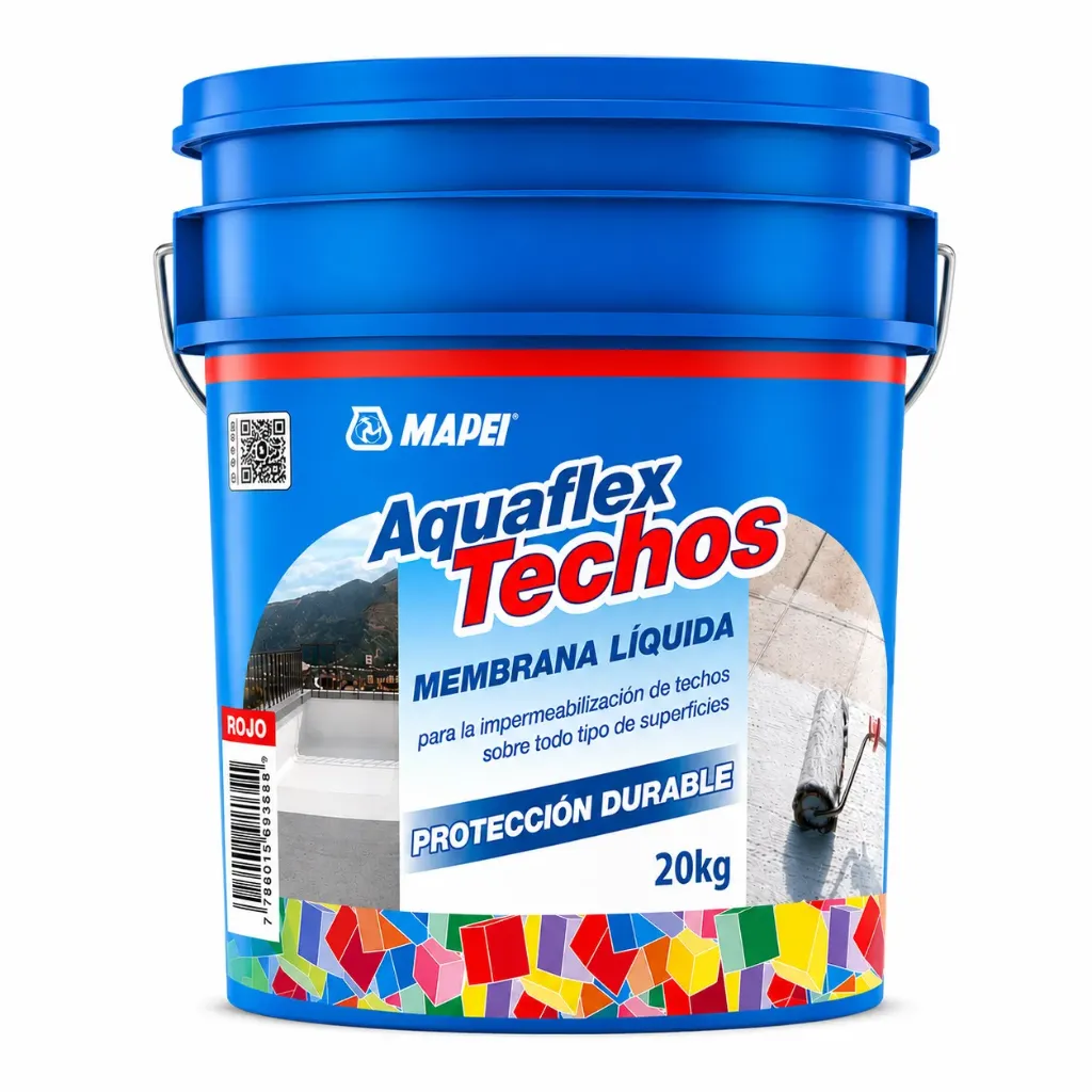 [1829] MEMBRANA LIQUIDA MAPEI AQUAFLEX TECHOS X 20 KGS ROJO