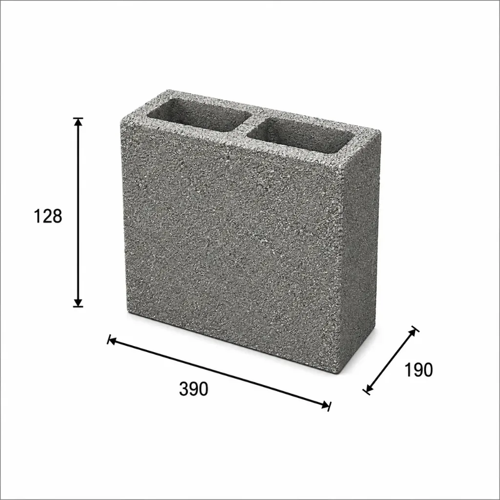BLOQUE MILAN P13 SPT 128 X 390 X 190 1830 (140)