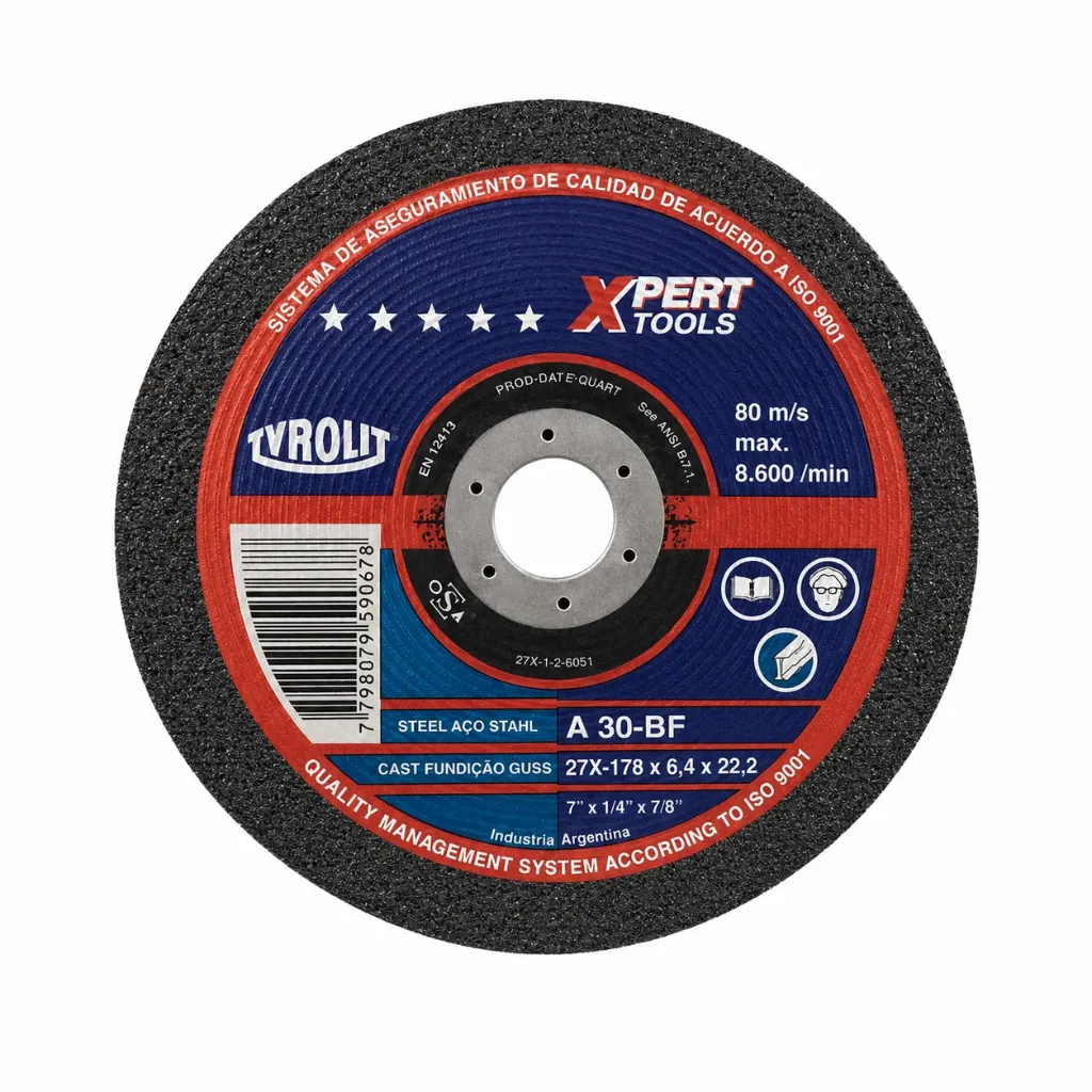 DISCO ABRASIVO ERPA DESBASTE 180X7X22,2 DSA PDD 180 7