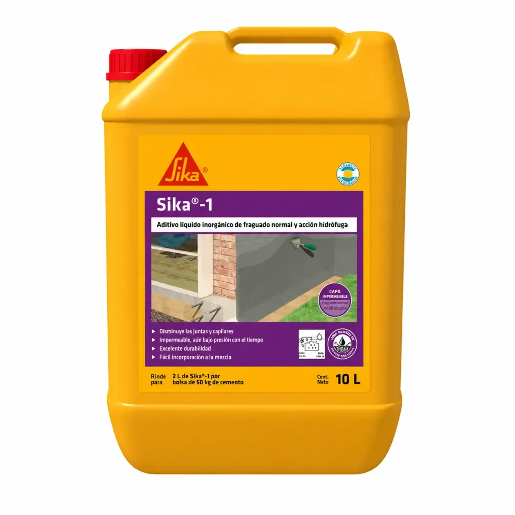 HIDROFUGO SIKA 1 BIDON X 10 LTS 423003