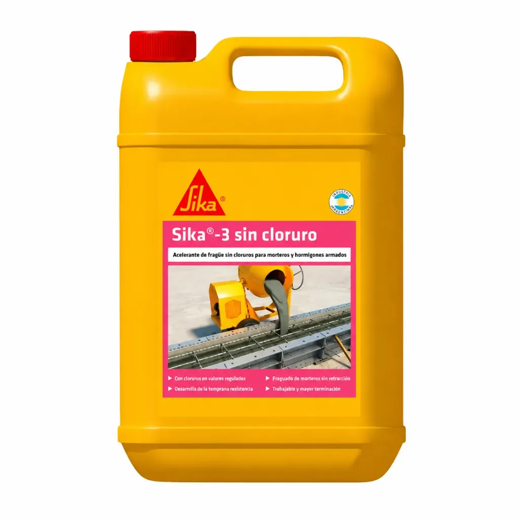 Acelerante Frague Sika 3 Sin Cloruro X 6 Kgs 96461