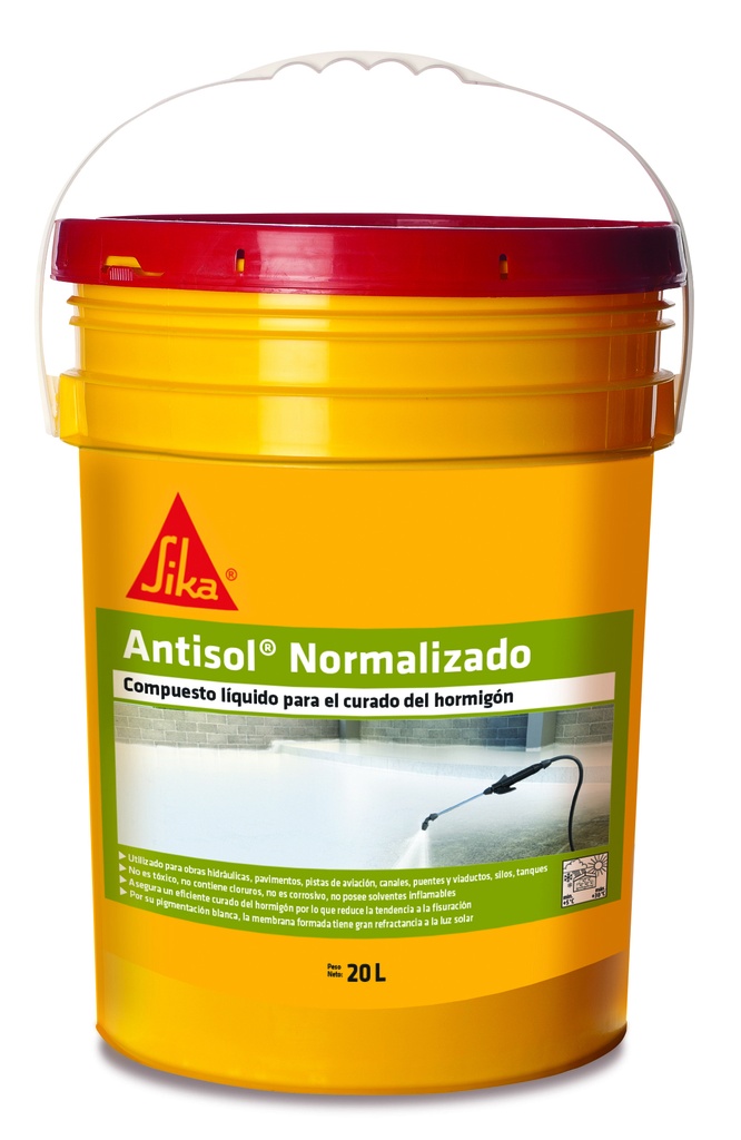 CURADO DEL HORMIGON SIKA ANTISOL NORMALZ. X 20 LTS. 101444