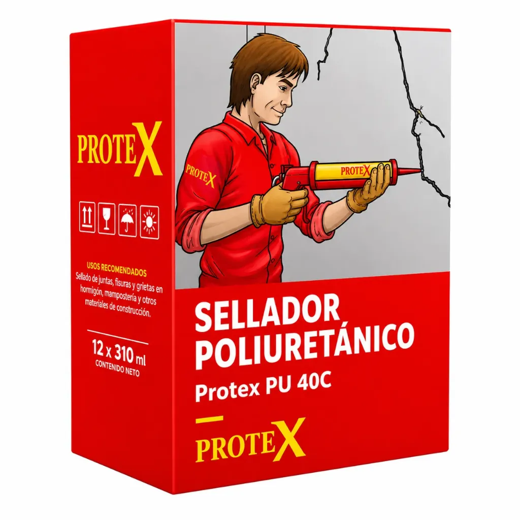 SELLADOR PROTEX PU 40 C X 310 CC GRIS