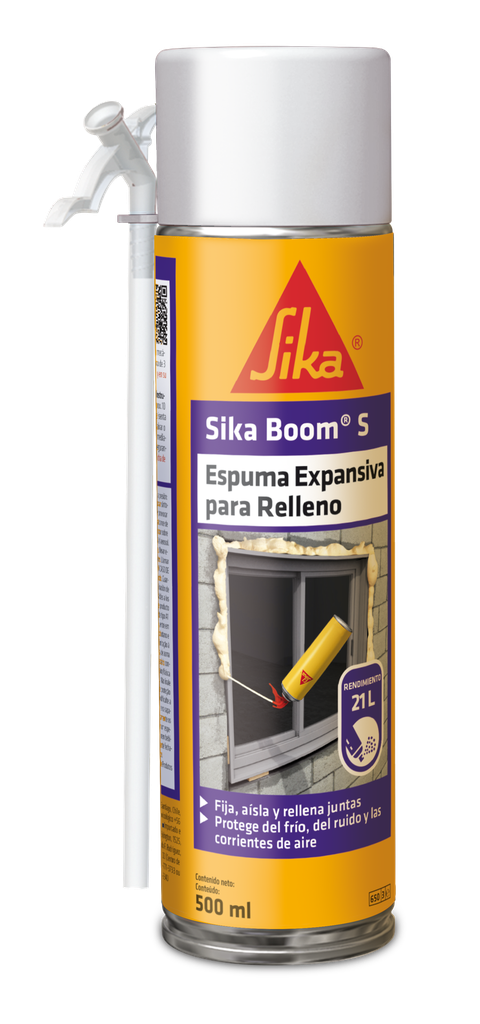[102644] Sellador Espuma Expansiva Sika Sikaboom S X 500 Ml 163644