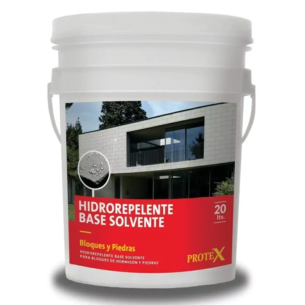 IMPERMEABILIZANTE PROTEX SILICONADO BLOQUES Y PIEDRAS 20 LTS