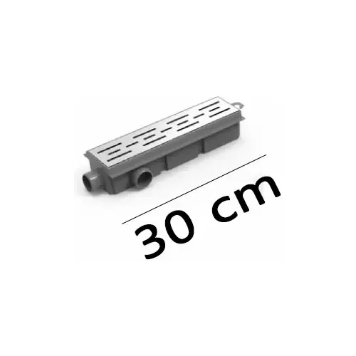 DESAG LINEAL ENCAS IDEAL PARALELA GRIS 30CM. 12110